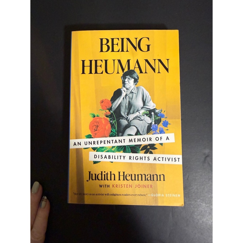 Being Heumann Judith Heumann Memoir Disability Rights Activist Paperback Book